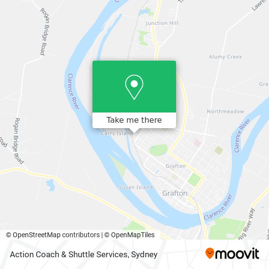 Action Coach & Shuttle Services map