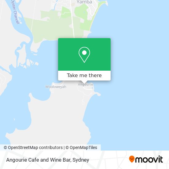 Mapa Angourie Cafe and Wine Bar