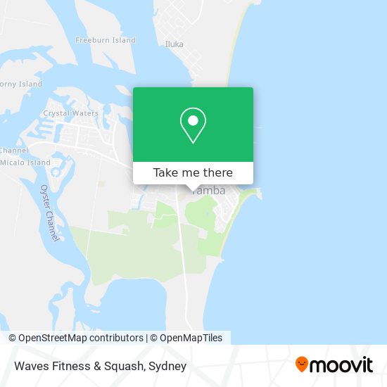 Waves Fitness & Squash map