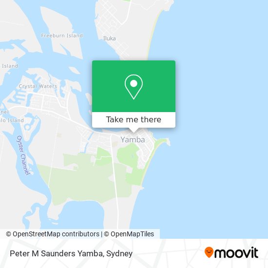 Peter M Saunders Yamba map