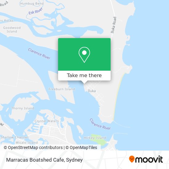 Marracas Boatshed Cafe map