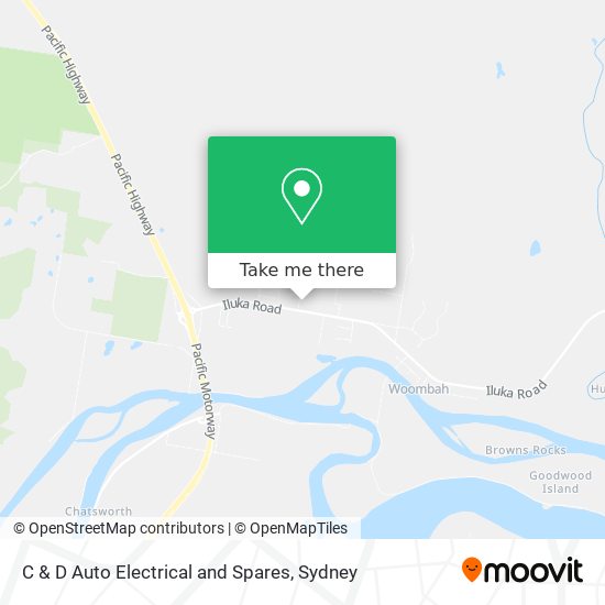 C & D Auto Electrical and Spares map