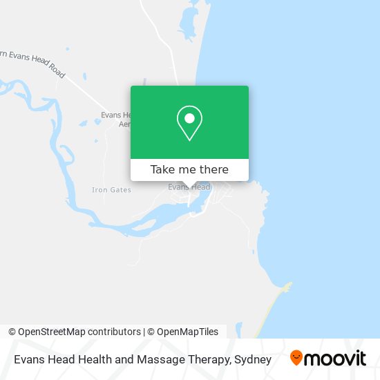 Evans Head Health and Massage Therapy map