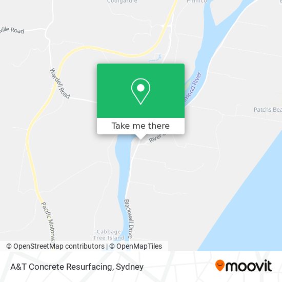 A&T Concrete Resurfacing map