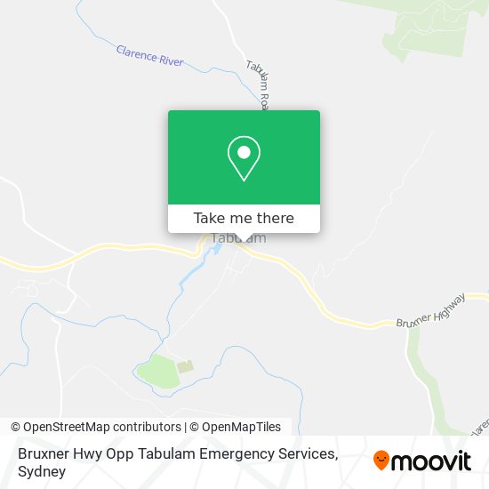 Bruxner Hwy Opp Tabulam Emergency Services map