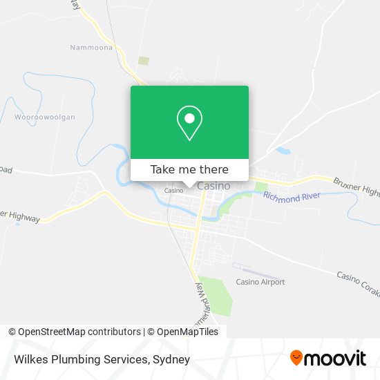 Mapa Wilkes Plumbing Services