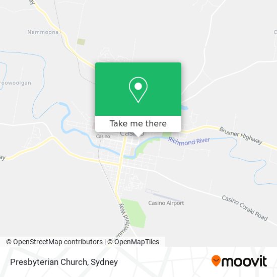 Presbyterian Church map