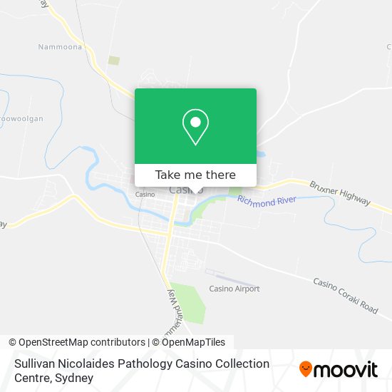 Sullivan Nicolaides Pathology Casino Collection Centre map