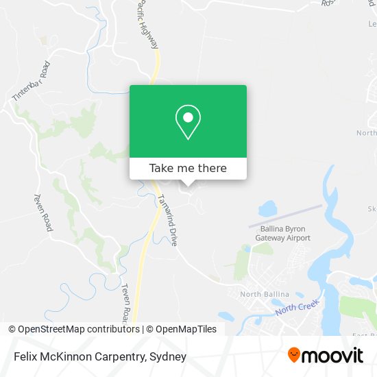 Felix McKinnon Carpentry map