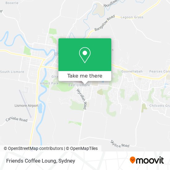 Friends Coffee Loung map