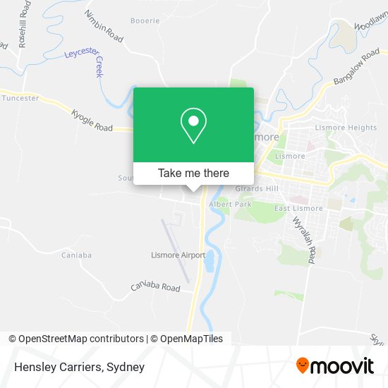 Hensley Carriers map