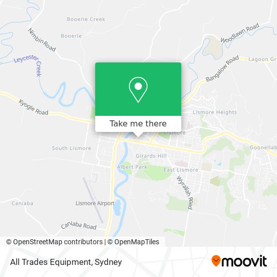 All Trades Equipment map