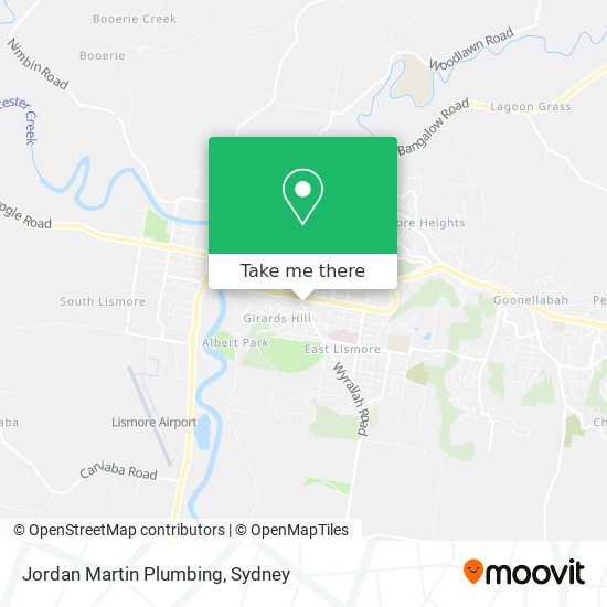 Mapa Jordan Martin Plumbing