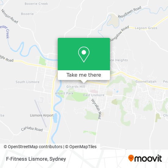 F-Fitness Lismore map