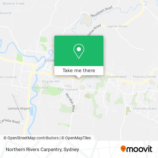 Northern Rivers Carpentry map