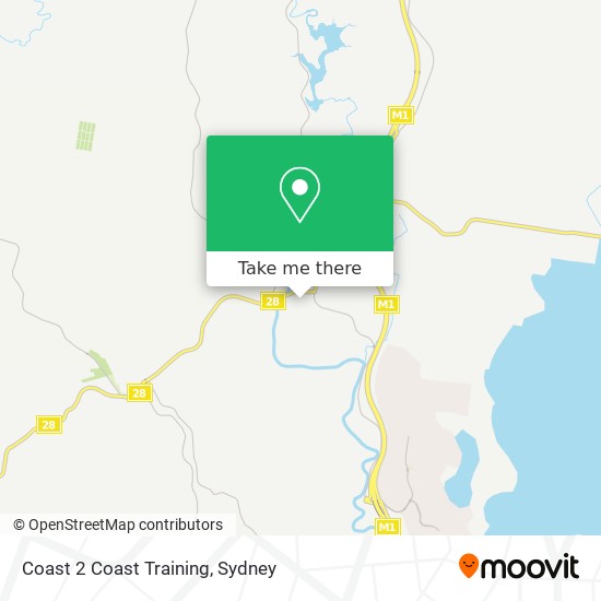 Coast 2 Coast Training map