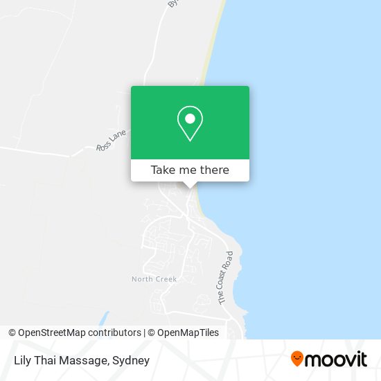 Lily Thai Massage map