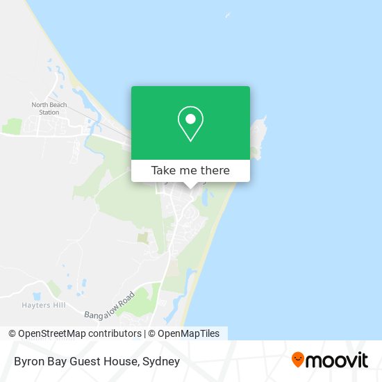 Byron Bay Guest House map