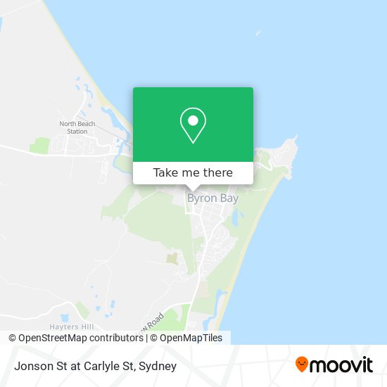 Jonson St at Carlyle St map