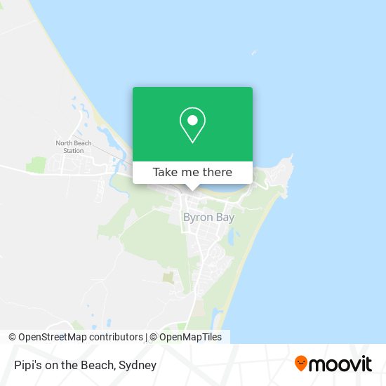 Pipi's on the Beach map