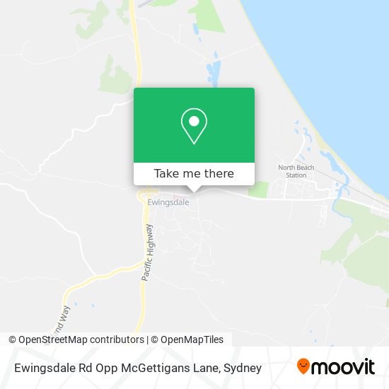Ewingsdale Rd Opp McGettigans Lane map