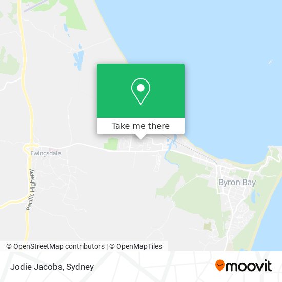 How to get to Jodie Jacobs in Byron Bay by Bus or Train?