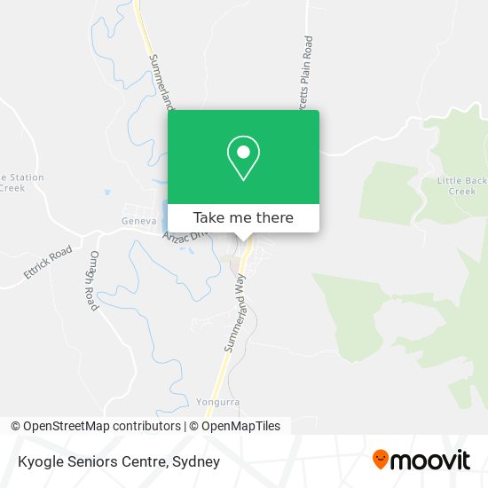 Kyogle Seniors Centre map