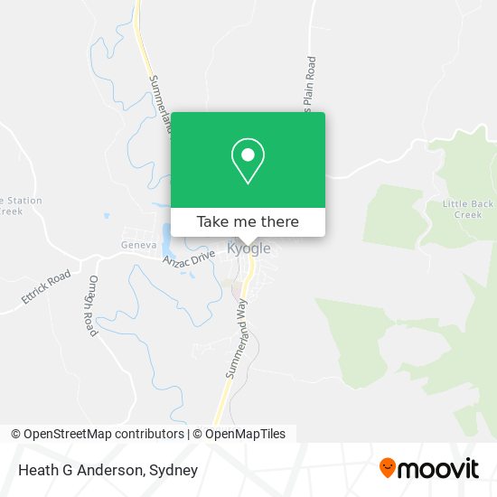 Heath G Anderson map