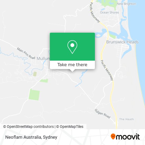 Neoflam Australia map