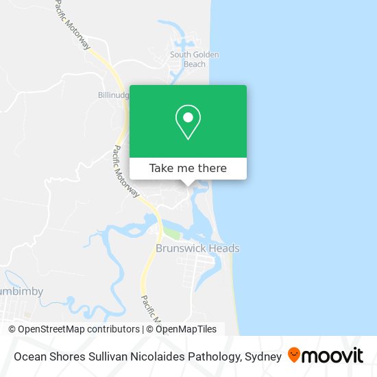 Ocean Shores Sullivan Nicolaides Pathology map