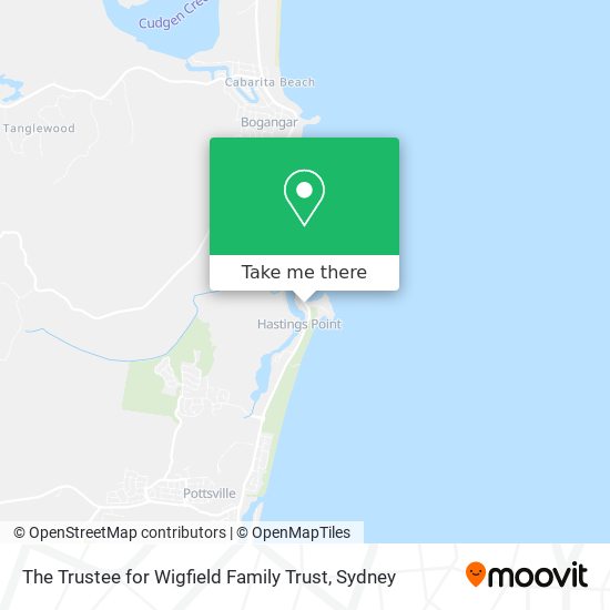 Mapa The Trustee for Wigfield Family Trust