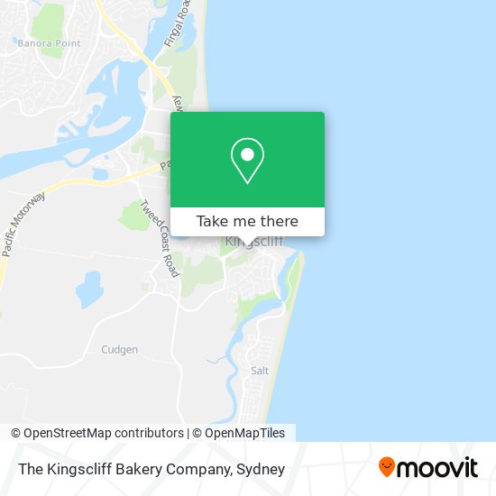 The Kingscliff Bakery Company map