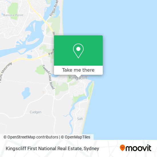 Kingscliff First National Real Estate map