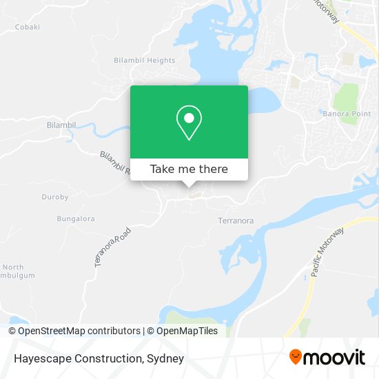 Mapa Hayescape Construction