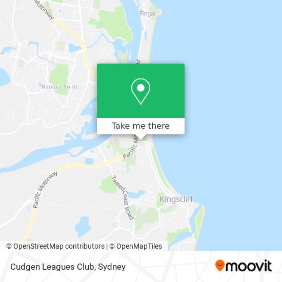 Cudgen Leagues Club map