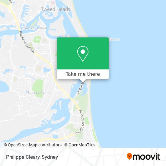 Philippa Cleary map
