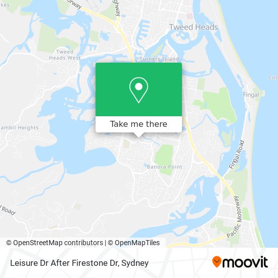 Leisure Dr After Firestone Dr map