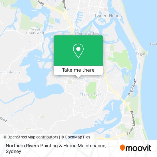 Mapa Northern Rivers Painting & Home Maintenance