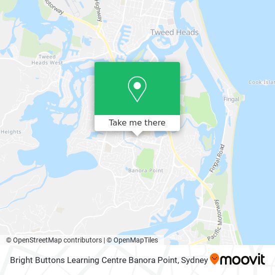 Bright Buttons Learning Centre Banora Point map