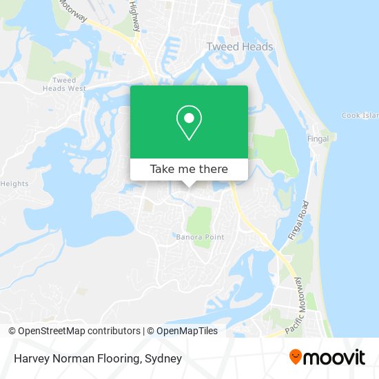 Harvey Norman Flooring map