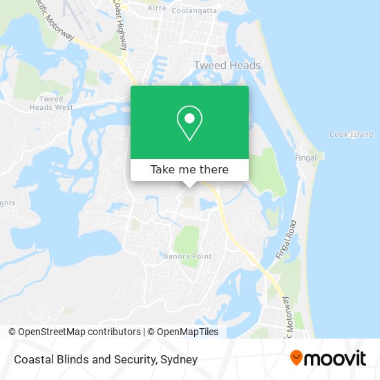 Mapa Coastal Blinds and Security