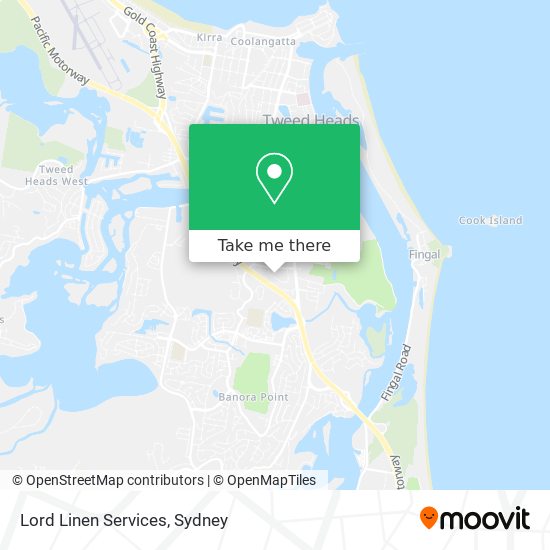 Lord Linen Services map