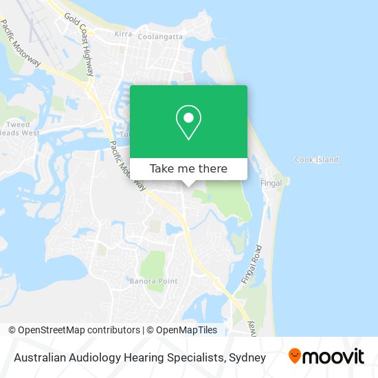 Australian Audiology Hearing Specialists map