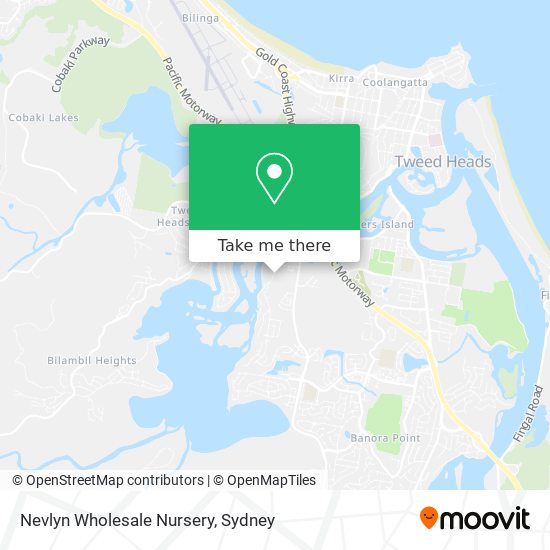 Nevlyn Wholesale Nursery map