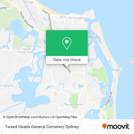 Mapa Tweed Heads General Cemetery