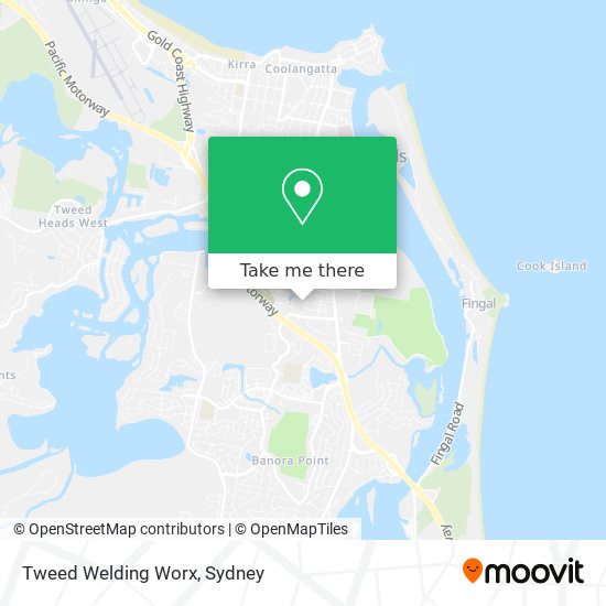 Tweed Welding Worx map