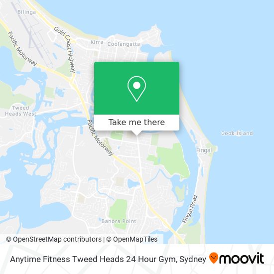 Mapa Anytime Fitness Tweed Heads 24 Hour Gym