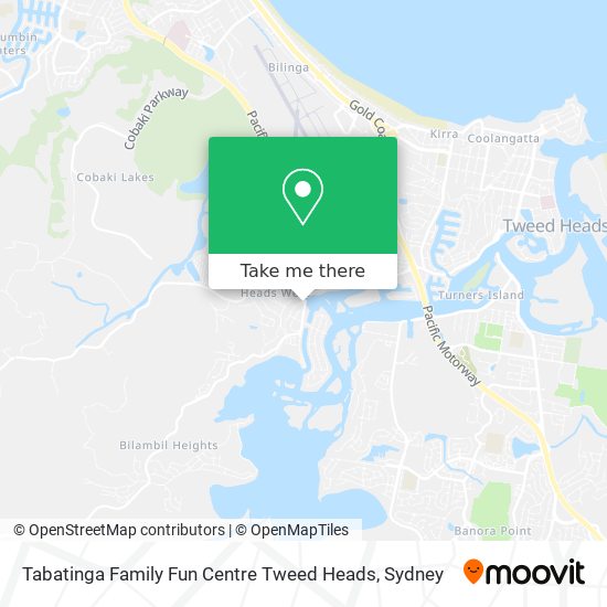 Tabatinga Family Fun Centre Tweed Heads map