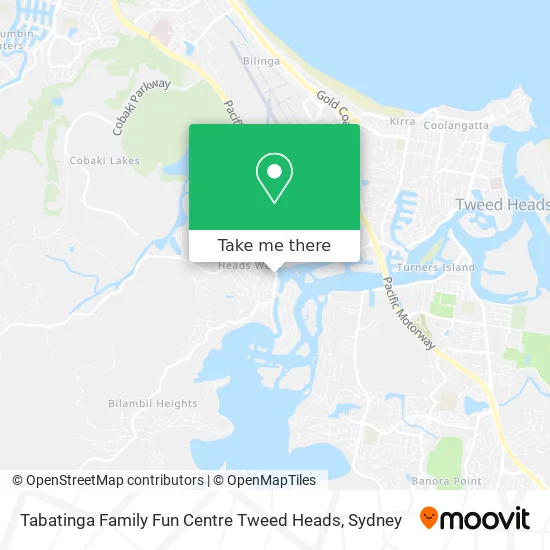 Tabatinga Family Fun Centre Tweed Heads map