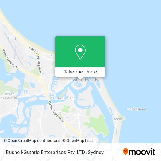 Bushell-Guthrie Enterprises Pty. LTD. map
